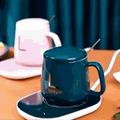 Taza de Cerámica con Calentador Eléctrico